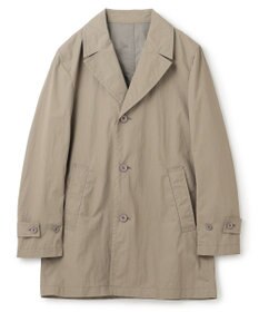 JOSEPH HOMME 【LEON 掲載】ブライトナイロンシャンブレー 　シングルブレストスプリングコート