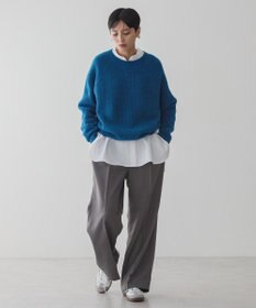 AMERICAN HOLIC Ｍｉｘヤーンラグランニットプルオーバー