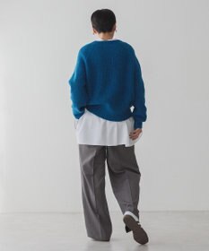 AMERICAN HOLIC Ｍｉｘヤーンラグランニットプルオーバー