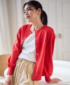 ANY スプリングカラーニットカーディガン