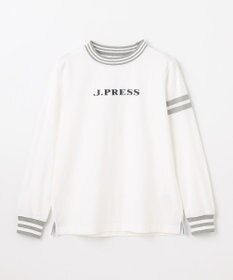 J.PRESS KIDS 【140-170cm】リブライン ロゴカットソー