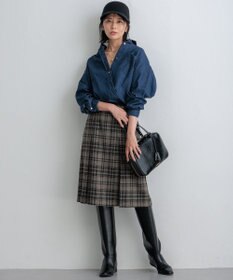 23区 【洗える】ライトダンガリー 2WAY シャツ