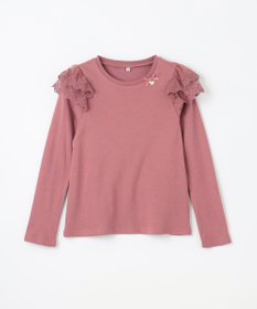 ANY KIDS 袖 レース ガーリー Ｔシャツ