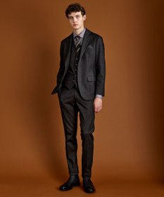 JOSEPH ABBOUD 【キングサイズ・ストレッチ】ツィーディージャージ　ジャケット