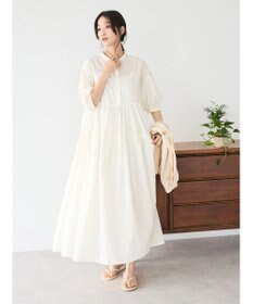 CRAFT STANDARD BOUTIQUE インド綿ティアードマキシワンピース