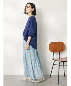 CRAFT STANDARD BOUTIQUE チェックギャザーロングスカート