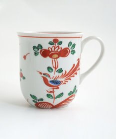 たち吉 【たち吉】赤絵花鳥マグカップ〈１個〉美濃焼