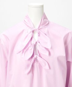 23区 【GOLD LABEL】コットンニドム リボンデザイン ブラウス