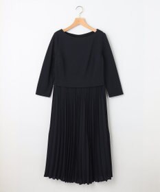 組曲 L 【KUMIKYOKU NAVY】ジャージーコンビプリーツ ワンピース