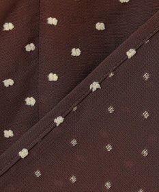 #Newans シアーパフスリーブブラウス