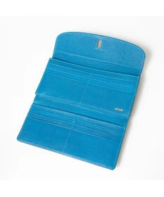 UNBILLION perche カラーコンビレザーかぶせ外がま口長財布