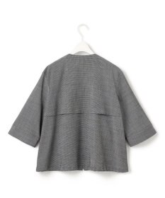 ICB L 【UVカット・洗える】ウール2WAYストレッチ ノーカラーブルゾン