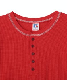 AMERICAN HOLIC 【RUSSELL】ワッフルヘンリーTシャツ