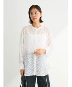 Green Parks ２ＷＡＹ　リーフジャガードシアーシャツ