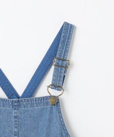 ANY KIDS ティアード デニムジャンパースカート