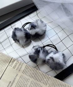 WEGO L2Pダブルポンポンヘアゴム