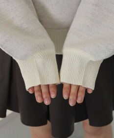 WEGO レタリングニットプルオーバー