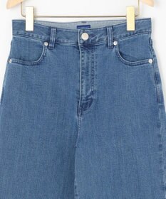 組曲 L ライトデニム セミワイドパンツ