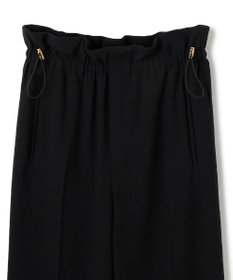 BEIGE， 【洗える】FLEUR / ウエストゴムワイドストレートパンツ