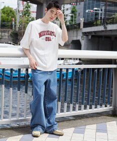 WEGO 【ユニセックス着用ITEM】カレッジロゴプリントT（SS）