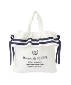 Maison de FLEUR マリンダブルリボン２Ｗａｙトートバッグ