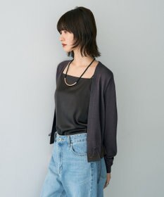 YECCA VECCA ドロストデザインカーディガン