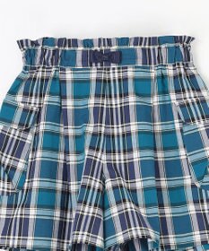 組曲 KIDS 【110-140cm】オーガニックコットンチェック ショートパンツ