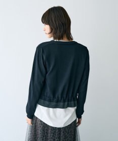 YECCA VECCA ドロストデザインカーディガン