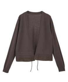 YECCA VECCA ドロストデザインカーディガン
