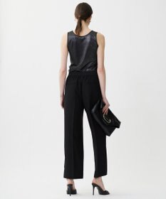 ICB L 【新色追加・UVケア・接触冷感・速乾・防シワ・洗える】 FluidBackSatin  ワイドパンツ