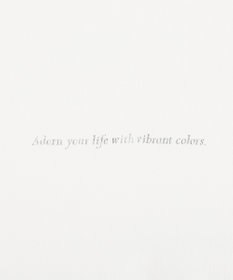 YECCA VECCA ラウンドヘム7分袖ロゴTee