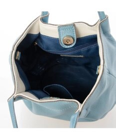 UNBILLION perche 牛革×ヤナギ底2wayトートバッグ