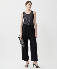 ICB L 【新色追加・UVケア・接触冷感・速乾・防シワ・洗える】 FluidBackSatin  ワイドパンツ