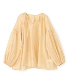 UNFILO シアーギャザーブラウス