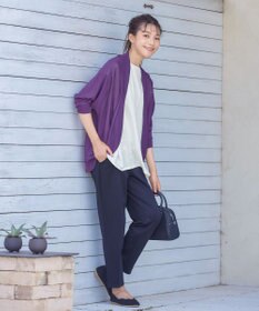 Tiaclasse 【洗える】バイオシルケット裾フリルプルオーバー