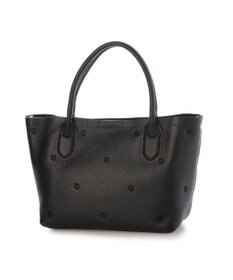 UNBILLION ペルケ perche / 牛革ドット刺繍2wayトートS