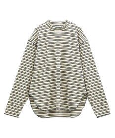 Green Parks なめらかタッチマルチボーダープルオーバー