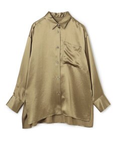 uncrave アセテートヴィンテージサテン ミドルシャツ