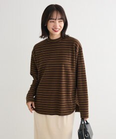 Green Parks なめらかタッチマルチボーダープルオーバー