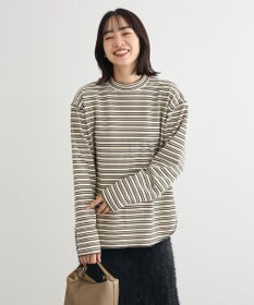 Green Parks なめらかタッチマルチボーダープルオーバー