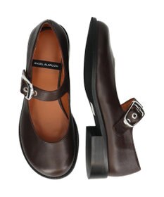 INTER-CHAUSSURES 【ANGEL ALARCON】オブリークトウストラップシューズ