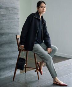 自由区 【セットアップ対応・洗える】ハイツイストビエラボウタイ ブラウス