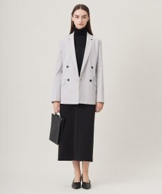 ICB 【洗える】ミリオーネダンボールニット  ジャンパースカートワンピース