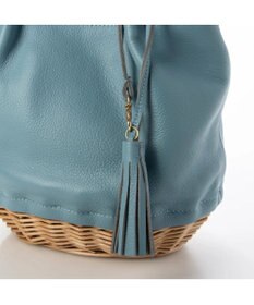 UNBILLION perche 牛革×ヤナギ底2wayトートバッグ