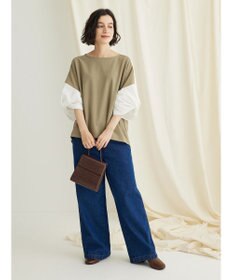 CRAFT STANDARD BOUTIQUE 袖ねじり切り替えプルオーバー