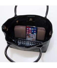 UNBILLION ペルケ perche / 牛革ドット刺繍2wayトートS