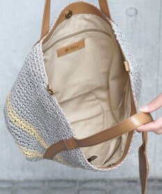 FOLNA RD 【チャーム型ポーチ付き】ペーパー トートバッグ