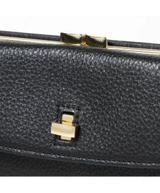 UNBILLION perche カラーコンビレザーかぶせ外がま口長財布