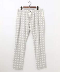 JOSEPH ABBOUD MOUNTAIN 【SPACE／UNISEX】フランネルジャージーチェック パンツ