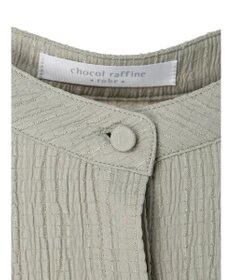 Green Parks 表面変化比翼シャツチュニック